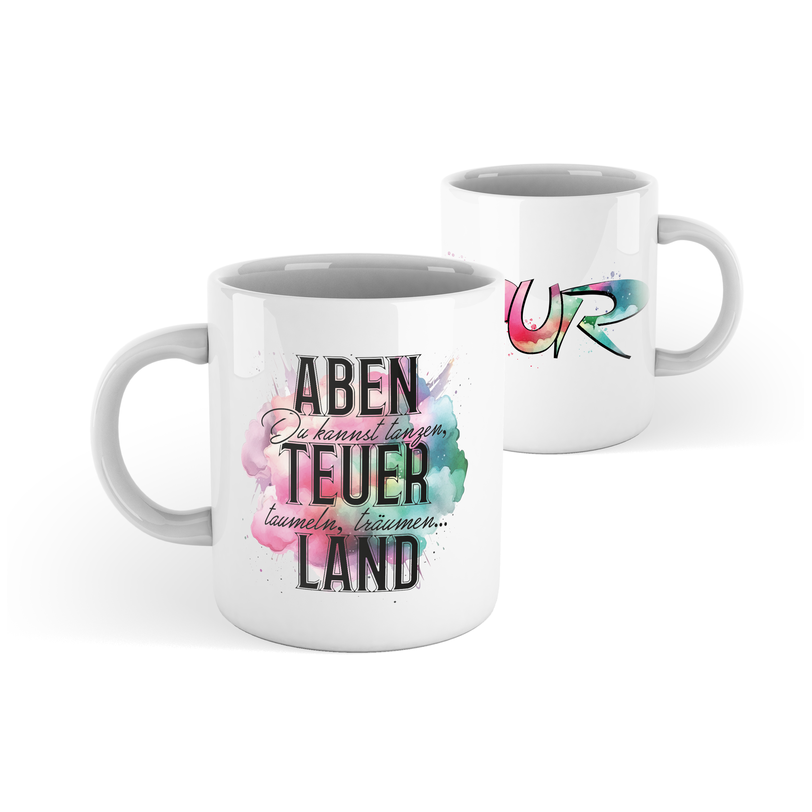 Pur Aquarell Abenteuerland  Tasse 417460