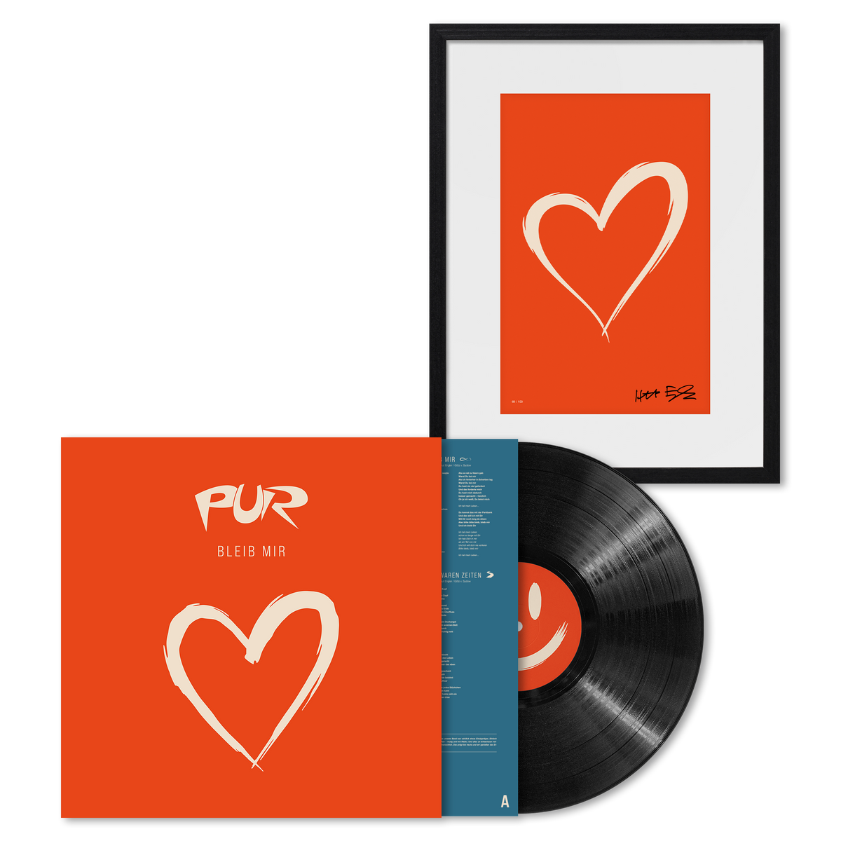 Pur Bleib Mir Vinyl + Signierter Kunstdruck 461189
