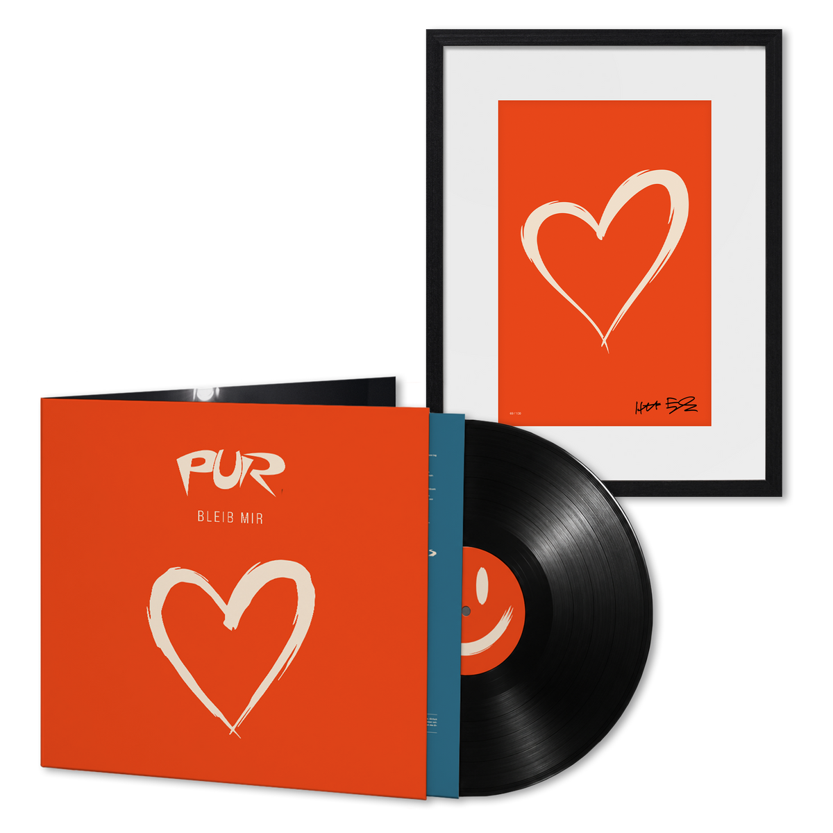 Pur Bleib Mir Vinyl + Signierter Kunstdruck 461193