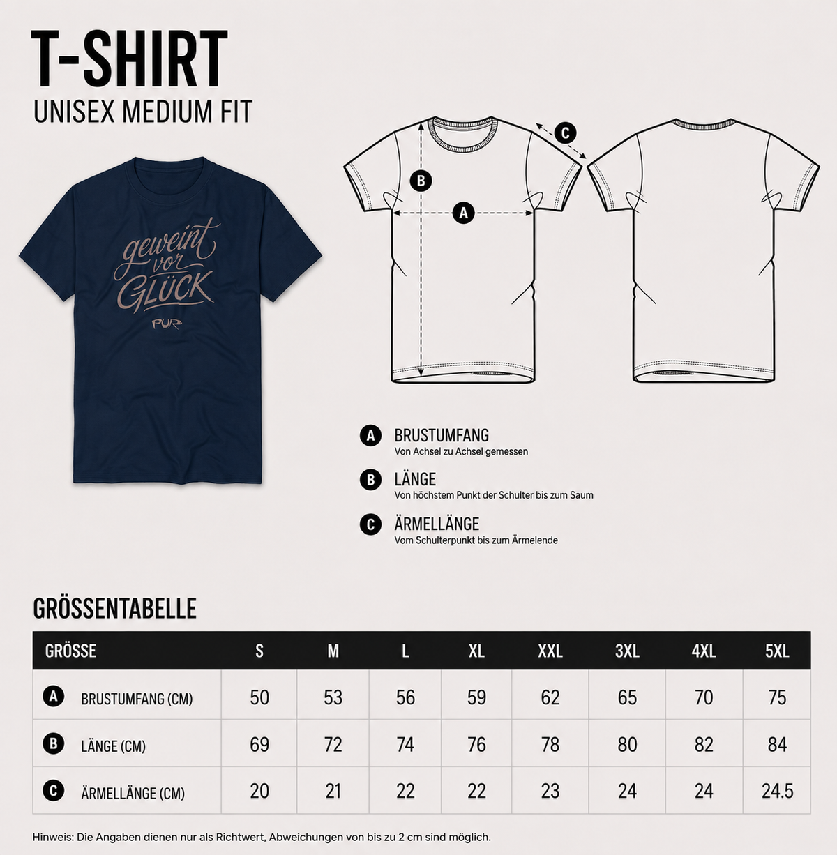 Pur Geweint vor Glück T-Shirt 456573