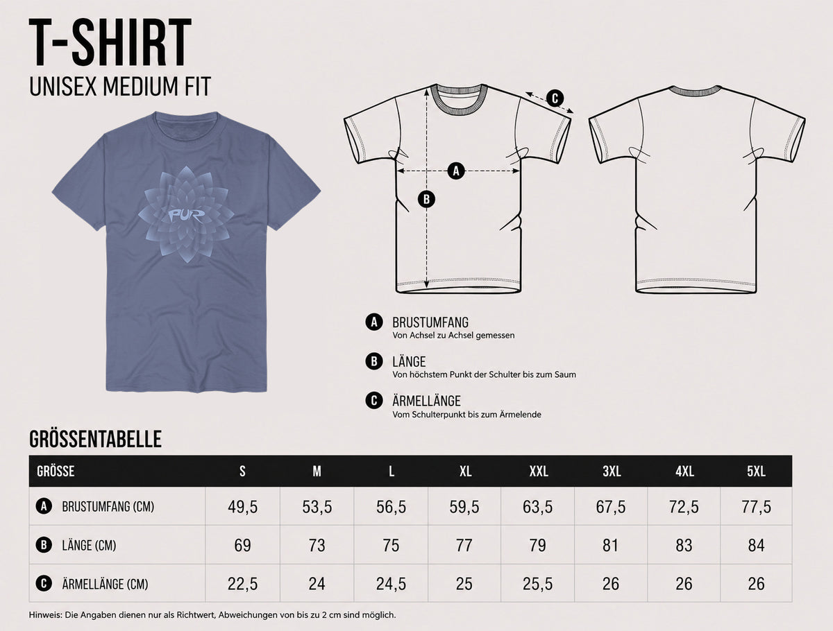 Pur Lebensblume T-Shirt 456783